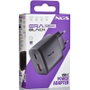 NGS ERA 45W Black Cargador de Pared GaN USB-C + USB-A
